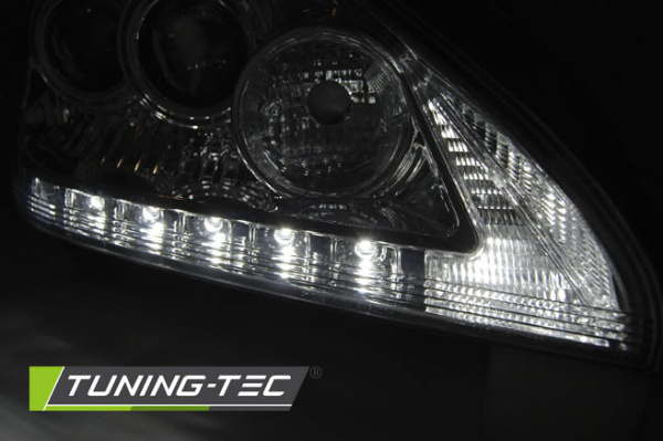 LED Tagfahrlicht Design Scheinwerfer für Lexus RX 330/350 03-08 chrom